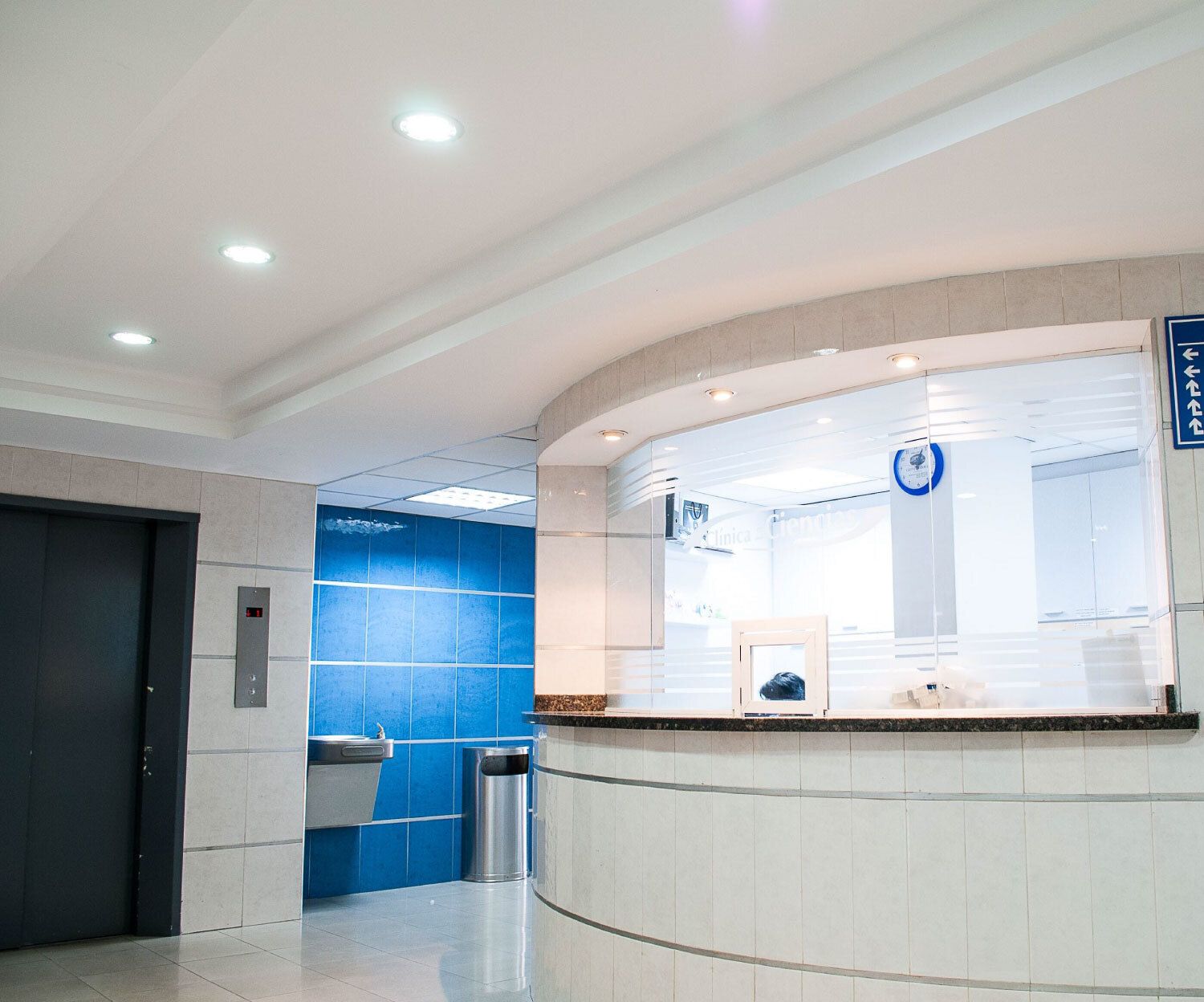 Lobby of office building