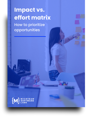 Thumbnail of an impact vs effort matrix download