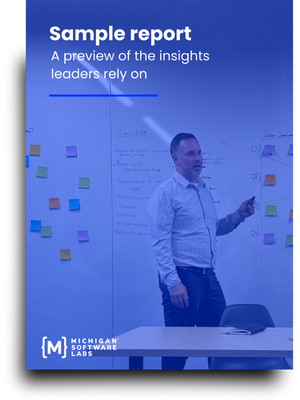 Thumbnail of a sample digital strategy report